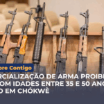 COMERCIALIZAÇÃO DE ARMA PROIBIDA: TRIO COM IDADES ENTRE 35 E 50 ANOS DETIDO EM CHÓKWÈ