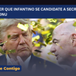TRUMP QUER QUE INFANTINO SE CANDIDATE A SECRETÁRIO-GERAL DA ONU