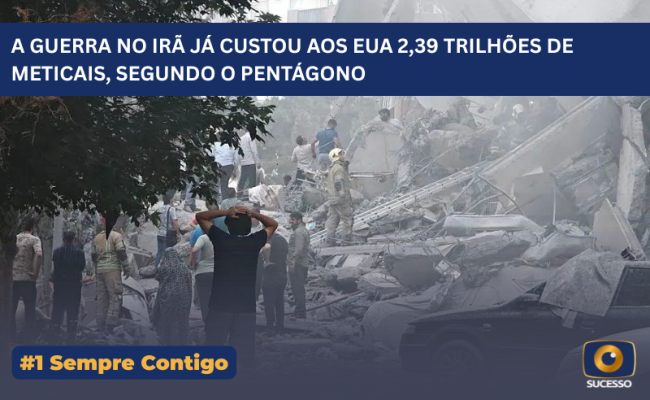 A GUERRA NO IRÃ JÁ CUSTOU AOS EUA 2,39 TRILHÕES DE METICAIS, SEGUNDO O PENTÁGONO